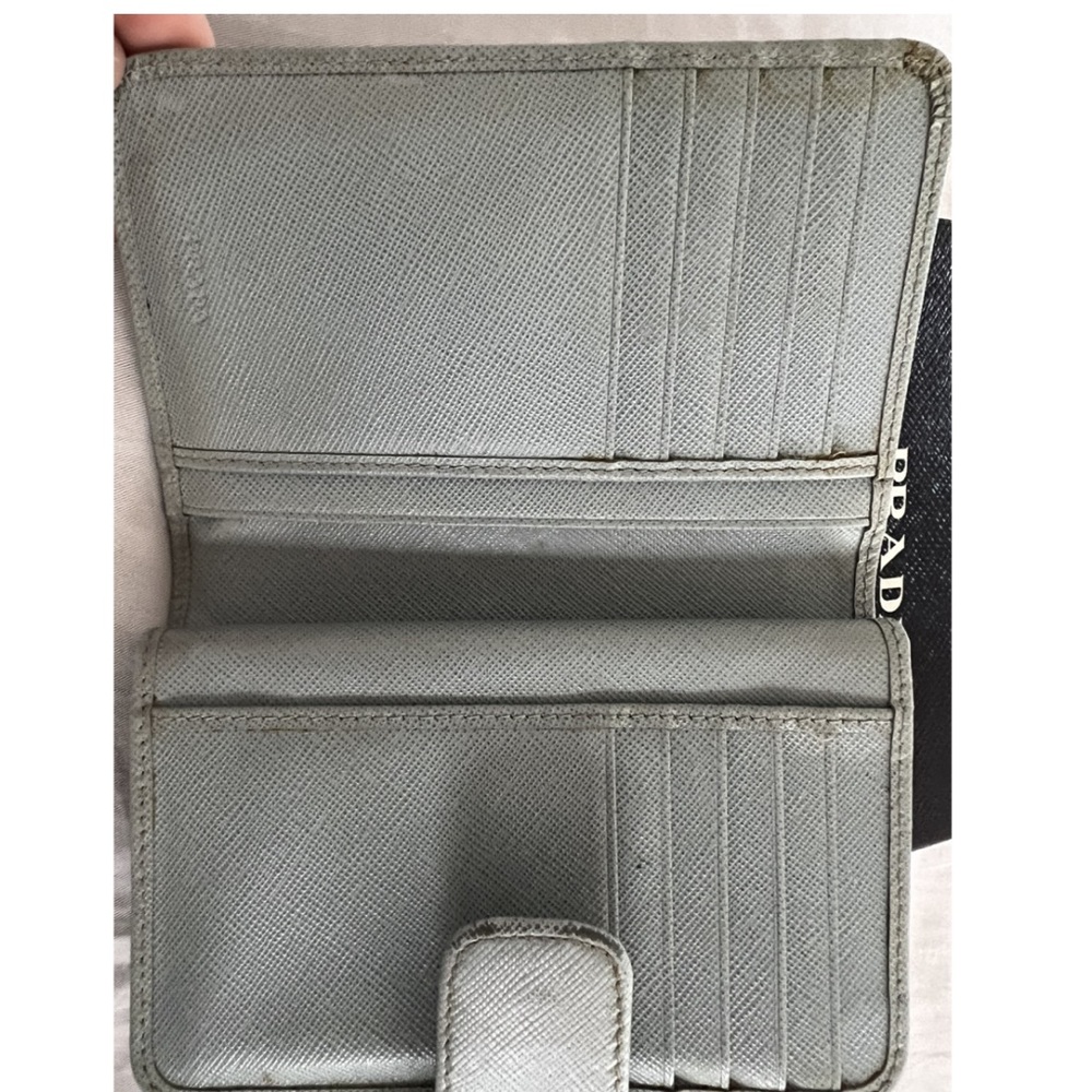 Prada Bi Fold Wallet With Zipper - image 3